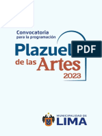 Plazuela de las Artes 2023 convoca propuestas artísticas