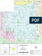 Mapa topográfico del departamento capital de San Juan