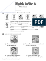 The English Ladder Level4 Unit5 Test