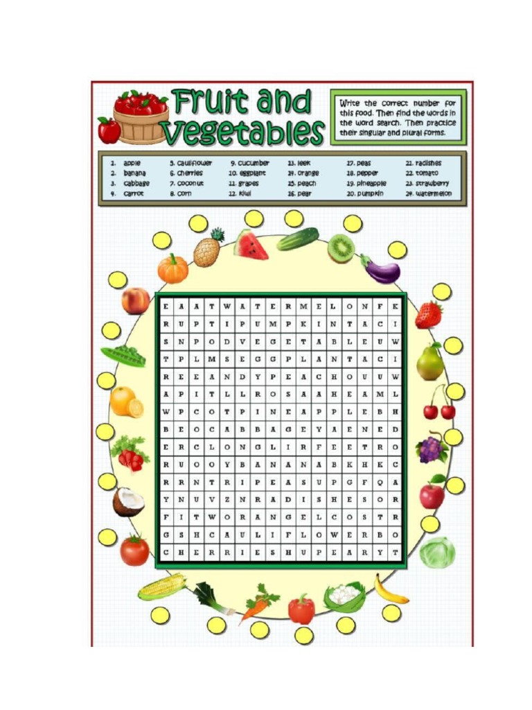 Fruit and Vegetable PDF