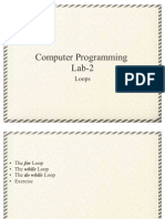 Computer Programming Lab 2