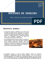 NOCIONES DE DERECHO - Dogmatica, Filosofia, Axiologia, Sociologia Juridica y Derecho Comaprado.