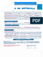 FICHA DE MATRICULA