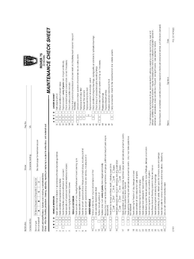 rover-75-maintenence-check-sheet-pdf