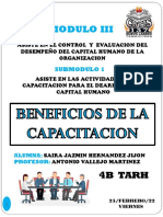 Beneficios de La Capacitacion