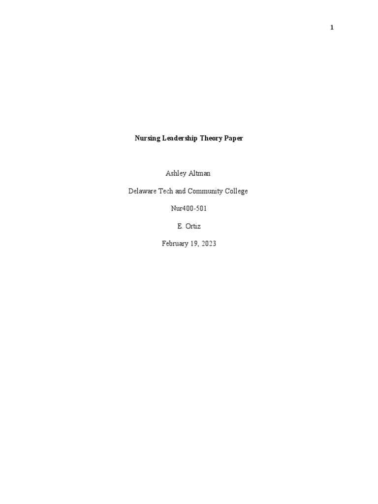 nursing-leadership-theory-paper-pdf-nursing-leadership