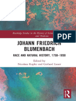 Johann Friedrich Blumenbach - Race and Natural History, 1750-1850-Routledge (