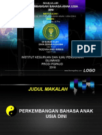 PP Makalah Perkembangan Bahasa Anak Usia Dini