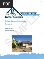 Dilapidation Sample Report