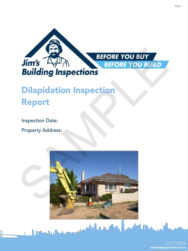 Dilapidation Sample Report | PDF | Building | Consultant