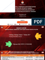 Bahan Diskusi Bawaslu Verpol IH