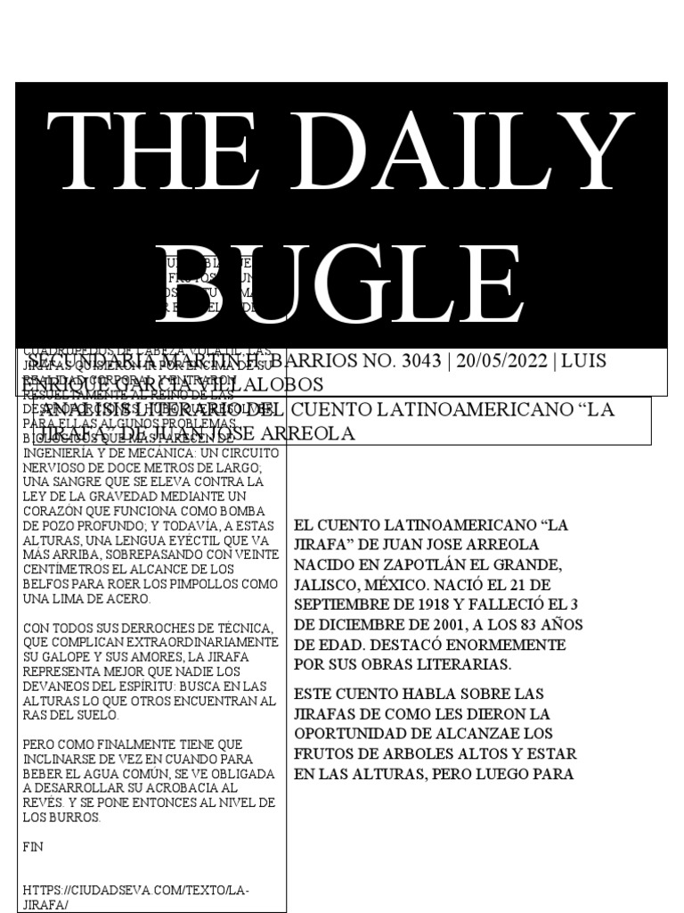 The Daily Bugle PDF