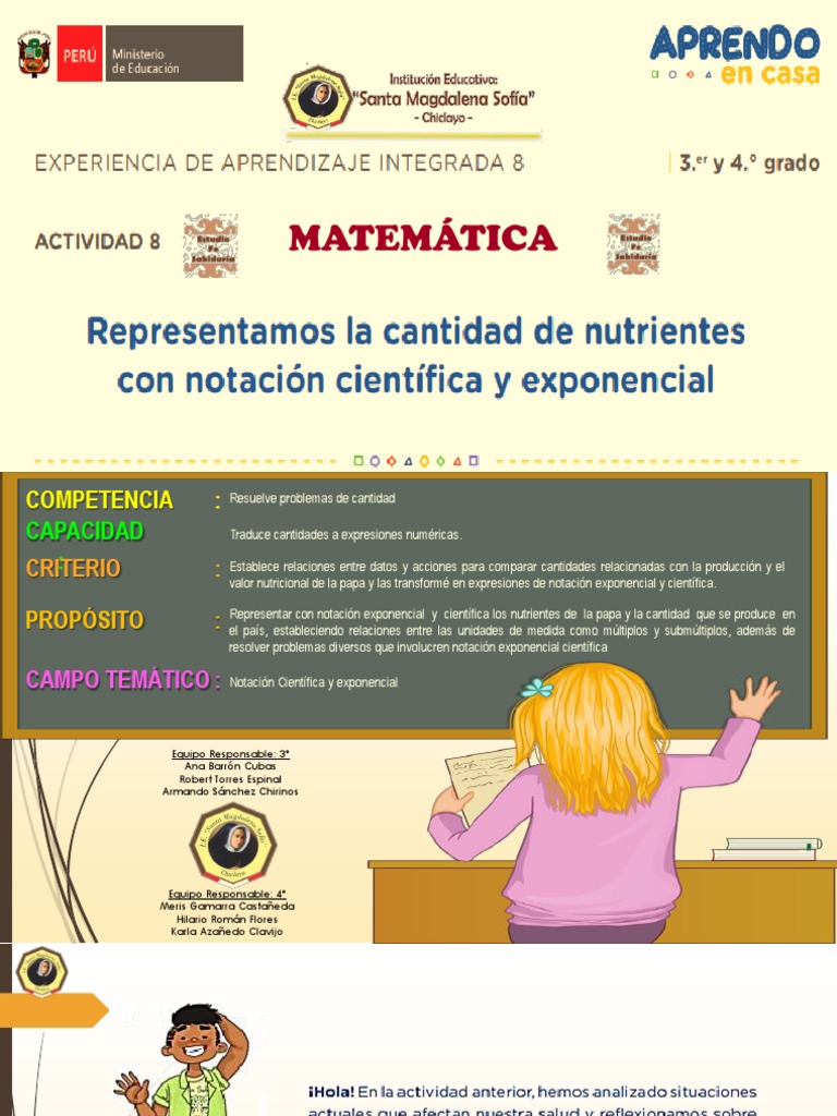 Taller 47 - Notación Exponencial y Científica | PDF