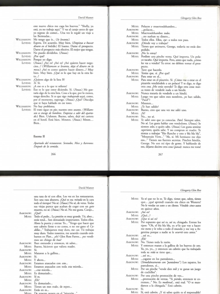 Glengarry Escena PDF