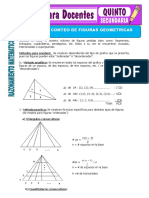 Fichas de Conteo de Figuras Geometricas para Quinto de Secundaria