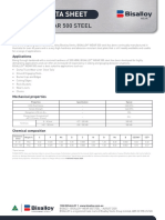 Data Sheet BISALLOY 500-STEEL