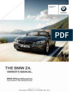 Manual de usuario BMW Z4 (2016) (289 páginas)