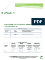 PRO-OPER - 16 - Procedimiento de Trabajo de Topografia - Rev.2