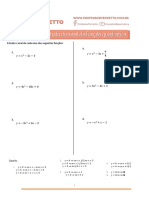 Exercícios - Função Quadrática - Estudo Do Sinal