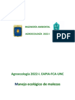 Ingeniería Ambiental Agroecología 2022-I