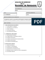 Introduccion Al Estudio Del Derecho TEMARIO