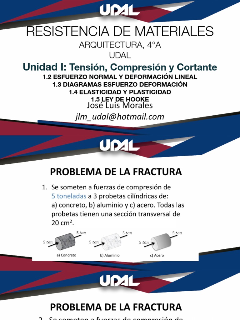 Resistencia de Materiales: Tensión y Deformación | PDF | Deformación ...