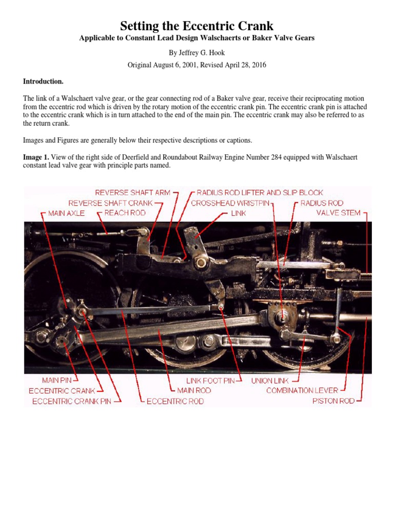 Lflsrm Setting Eccentric Crank Current Pdf Mechanical Engineering