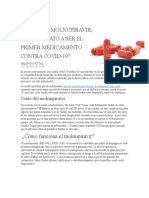 Molnupiravir, el primer medicamento oral contra COVID-19