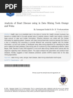 Analysis of Heart Disease Using in Data Mining Tools Orange and Weka