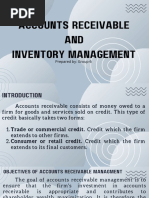 Accounts Receivable and Inventory Management