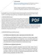 Principales Grupos de Sustancias Contaminantes en El Perú