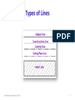 Types of Lines: Wednesday, February 22, 2023 1