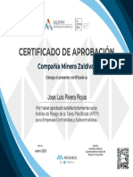 Certificado ARTP