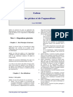 Gabon Code 2005 Peche Aquaculture