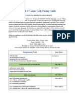 VSC - French 3 Honors Pacing Guide - Latini