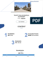 Waktu Dalam Bahasa Mandarin