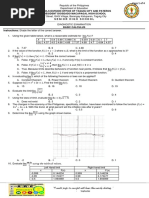 Basic Calculus Diagnostic