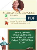 Prinsip - Prinsip Pendokumentasian Pemenuhan Kebutuhan Cairan