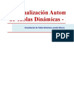 Actualización Automática de Tablas Dinámicas Usando Macros