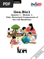 Week 5 - Structural Components of The Cell Membrane