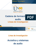 Cadena de Formación en Audio