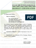 4Ps Cert of Non Attendance