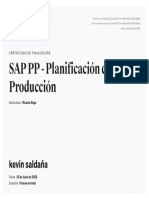 SAP PP-Planning of Producción