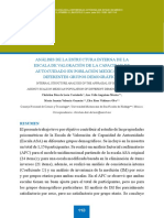 Análisis de La Estructura Interna de La Escala de Valoración de La Capacidad de Autocuidado en Población Mexicana de Diferentes Grupos Demográficos