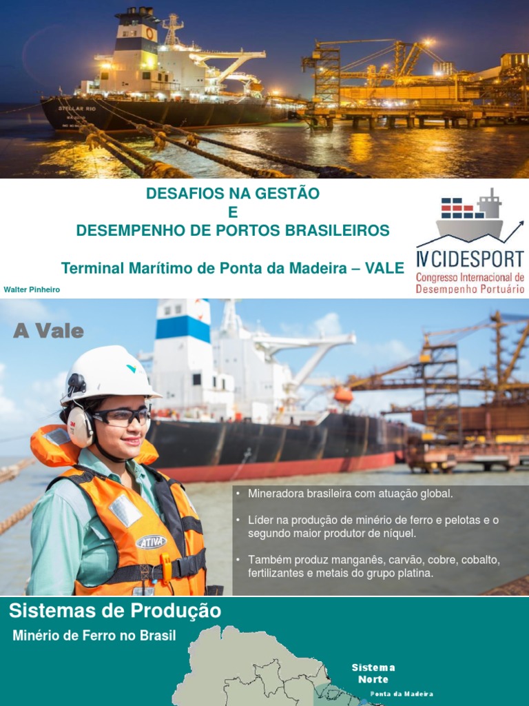 Waltex Pinheiro DESAFIOS NA GESTÃO E DESEMPENHO DE PORTOS BRASILEIROS. Terminal Marítimo de