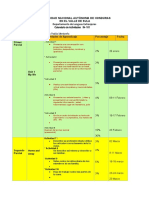 Calendario de Actividades Ingles 1