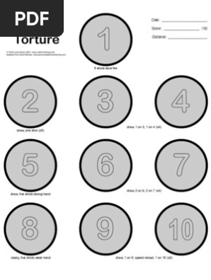 dot torture target pdf sports