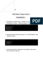 Full Stack Assignment 1