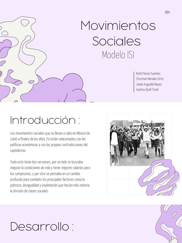 Movimientos Sociales en México (1940-70) | PDF | Economias