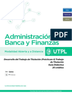 Guía titulación administración banca
